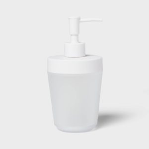 Soap Pump Frosted White