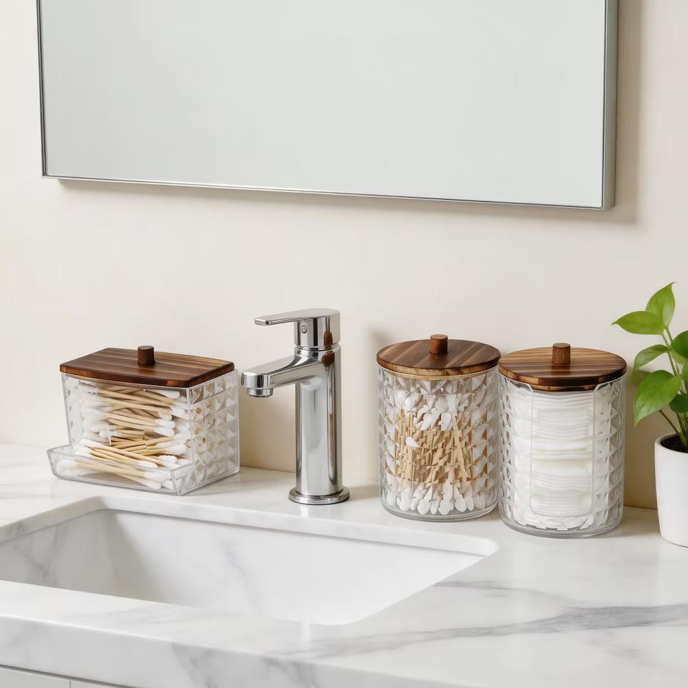 Diamond-pattern Bath Canister 1 Pc - Image 8