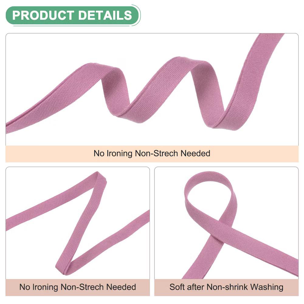Cotton Durable Washable Double Fold Bias Tape Bias Tape 1 Pc - Image 49