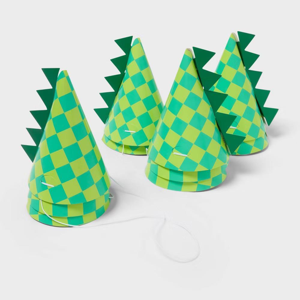 Dinosaur Party Hats 10ct - Image 2