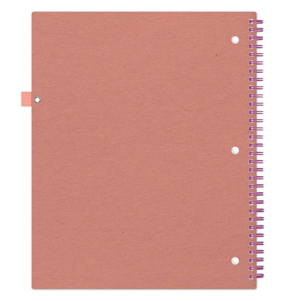 Blue Sky Your Year College Wirebound Notebook 8.5"x11" Orange - Image 3