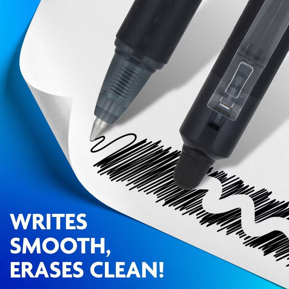 8pk FriXion Clicker Erasable Gel Pens Fine Point 0.7mm Black Ink - Image 4