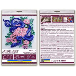 Art Mid-sized bead embroidery kit - Embrace of nature AMB-110