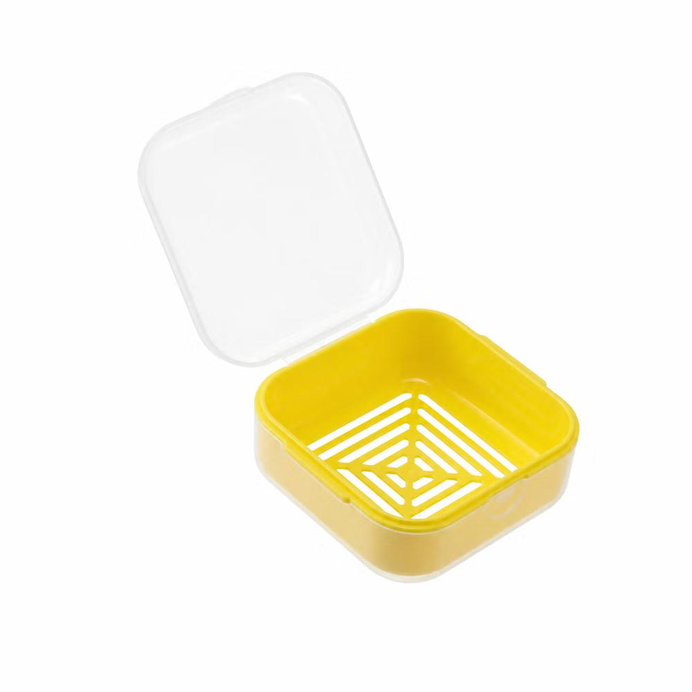 Square Double-layer Drain Soap Dish 1 Pc - Image 38