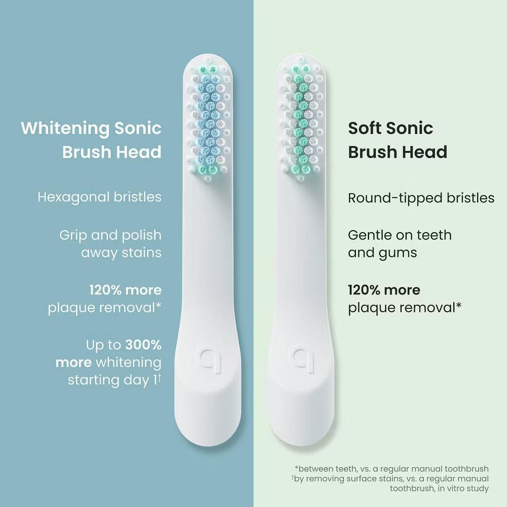 quip Whitening Toothbrush Head Refill - 2pk
