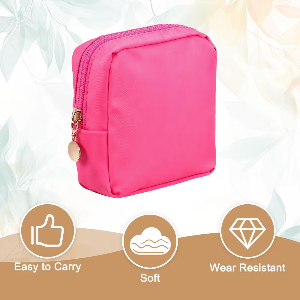 Storage Organize Travel Mini Cute Square Makeup Bag - Image 36