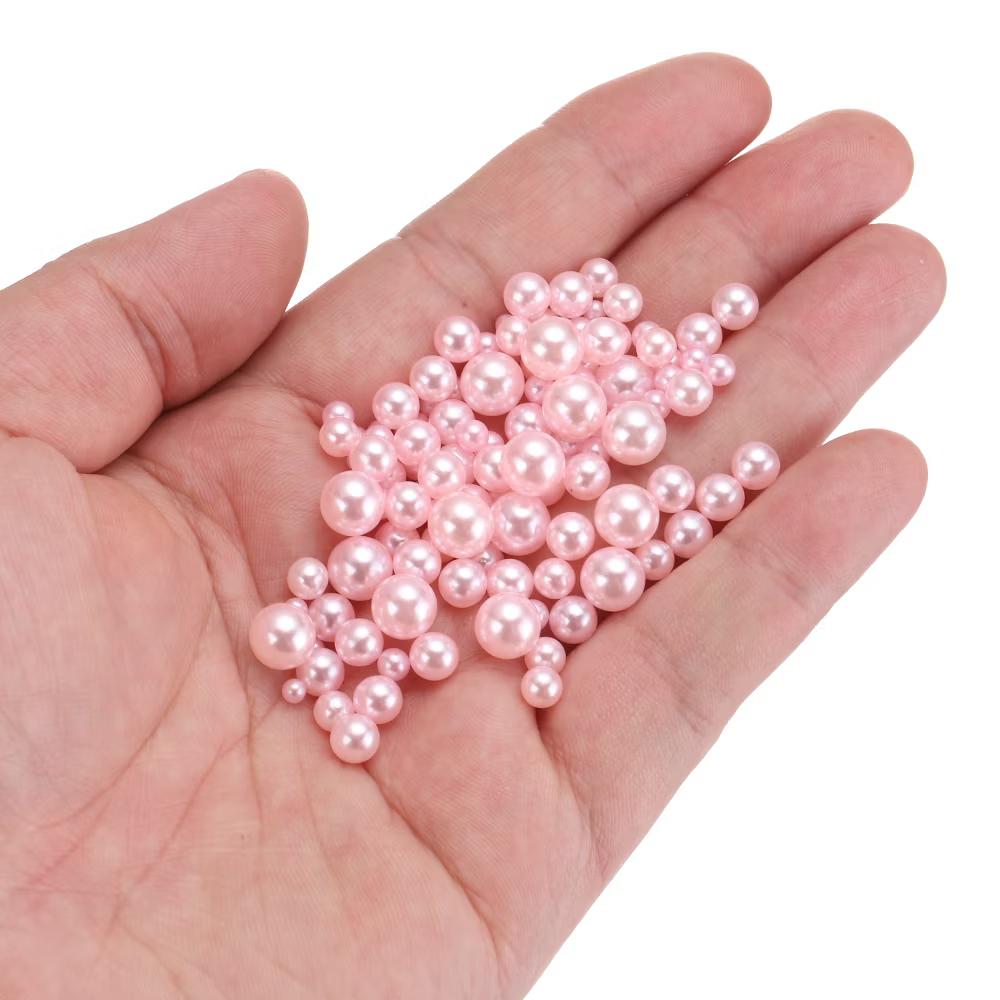 No Hole ABS Round Faux Pearl for Vase Fillers DIY Home Decoration 800 Pcs - Image 48
