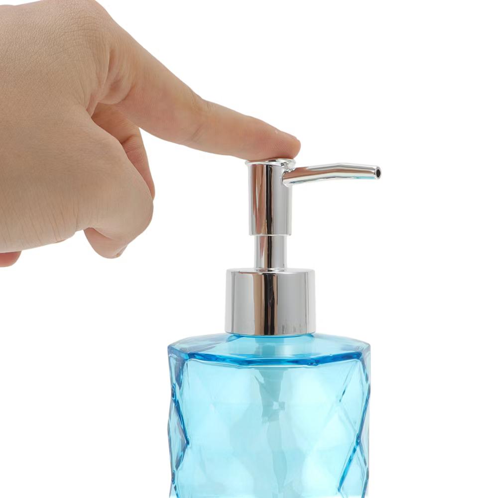 Durable Diamond-shaped Soap Dispenser 11.16oz 1 Pc - Image 3