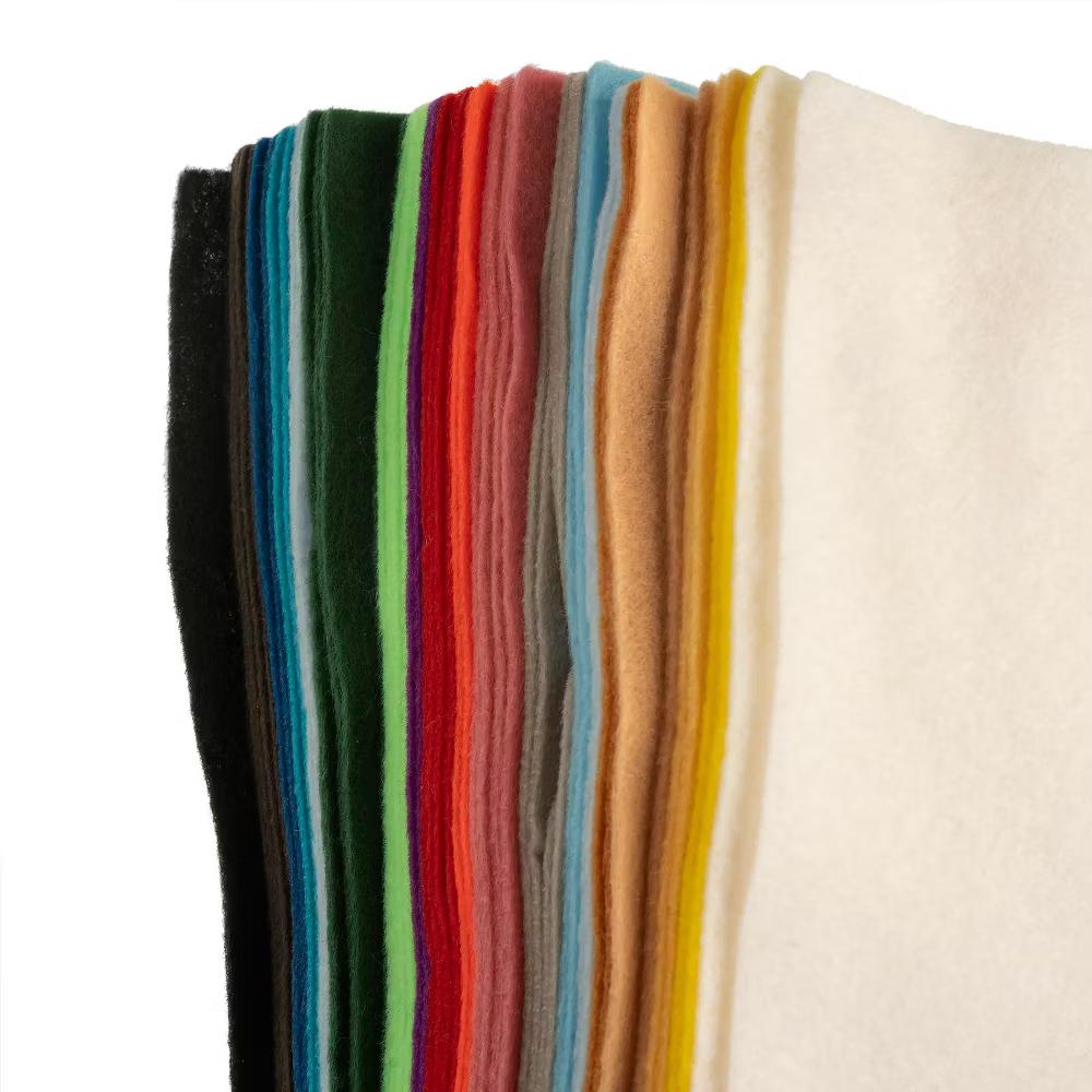 9" 12" Assorted Value Pack Acrylic Craft Felt Sheets, 50pcs - Image 6