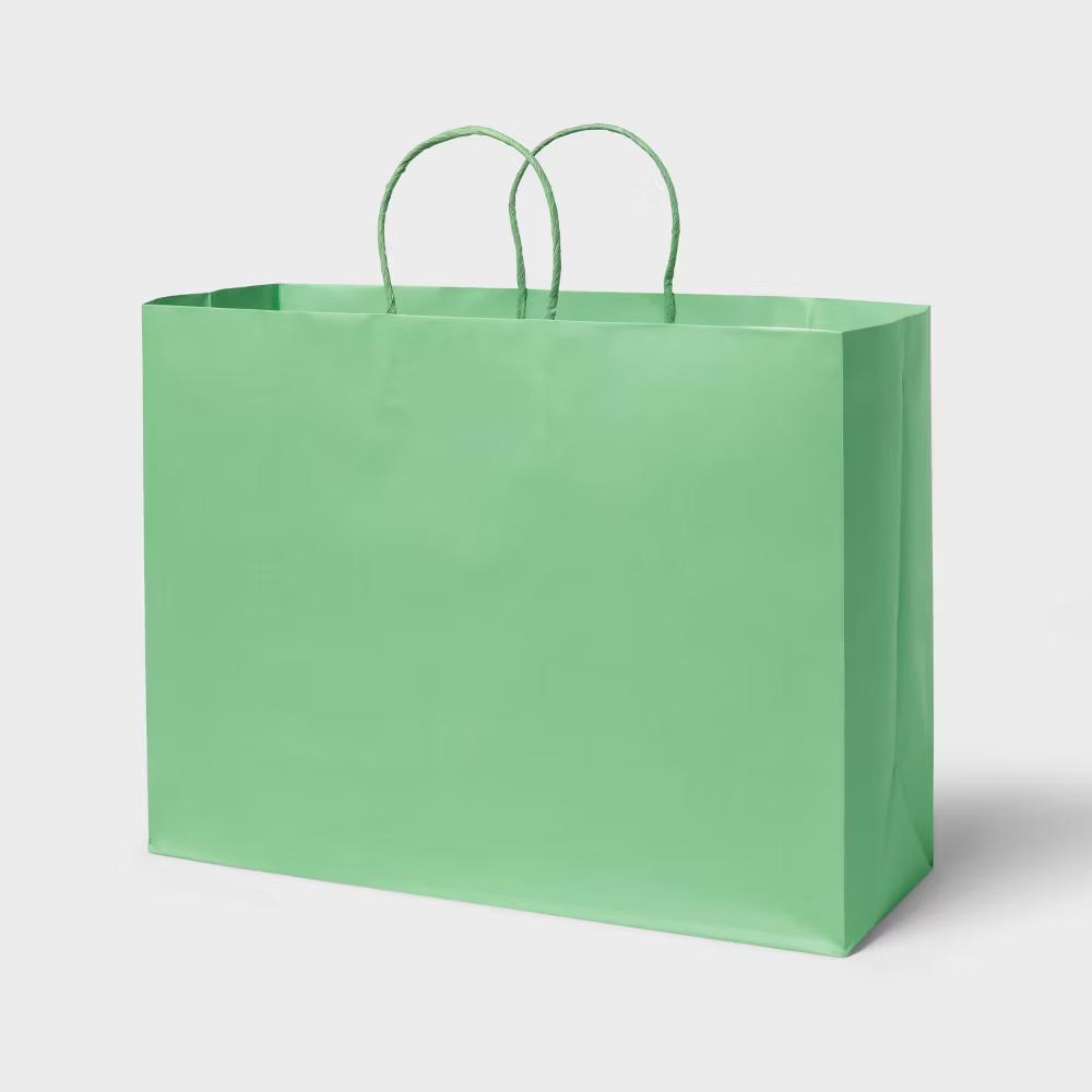 Large Gift Bag Green - Image 2