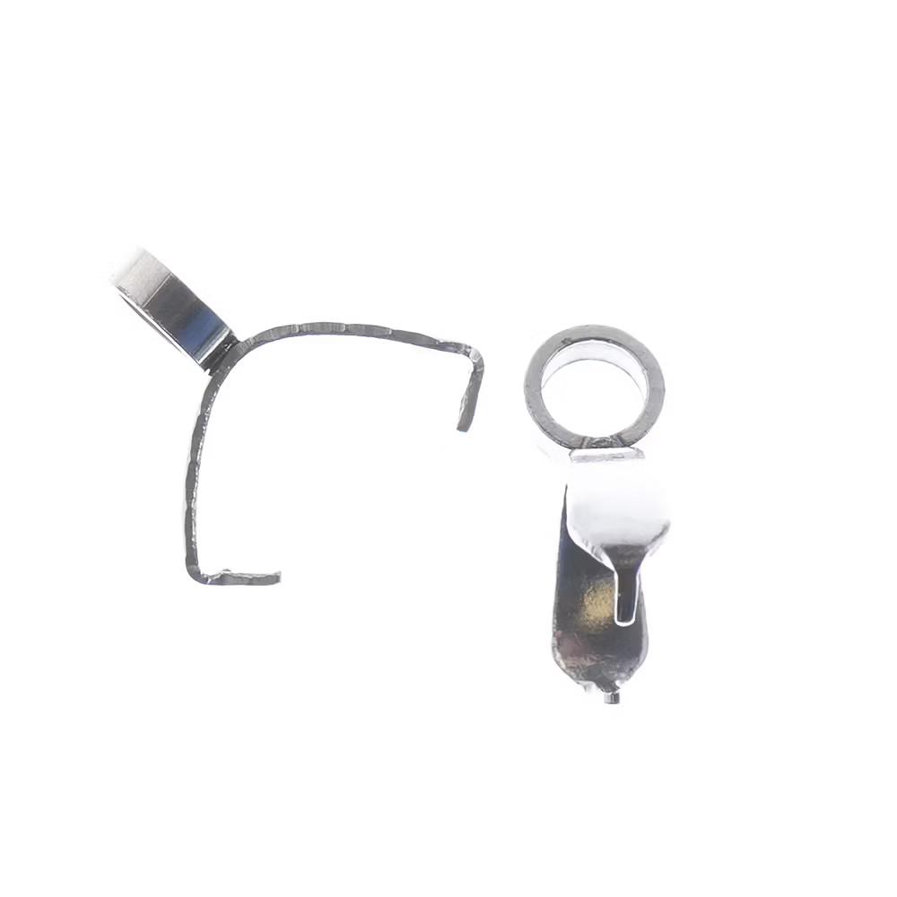 12pcs (9mm) Stainless Steel Pinch Bail Jewelry Findings Kit - Image 2
