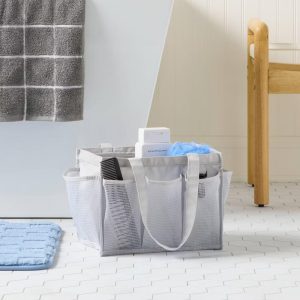 Dorm Mesh Shower Caddy Gray