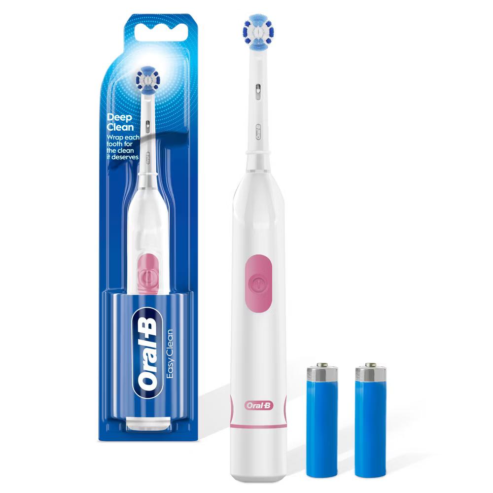 Easy Clean Battery Toothbrush with Brush Head with Battery - Image 13