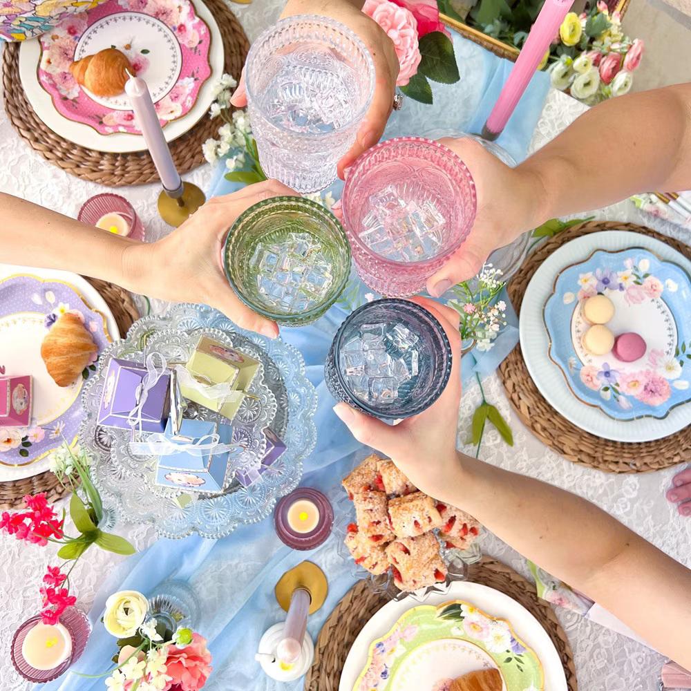 Tea Time Whimsy 9 in. Premium Paper Plates (Set of 32) - Image 14