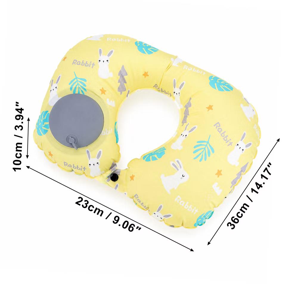 Ice Silk Inflatable Travel Pillow 1 Pc - Image 46
