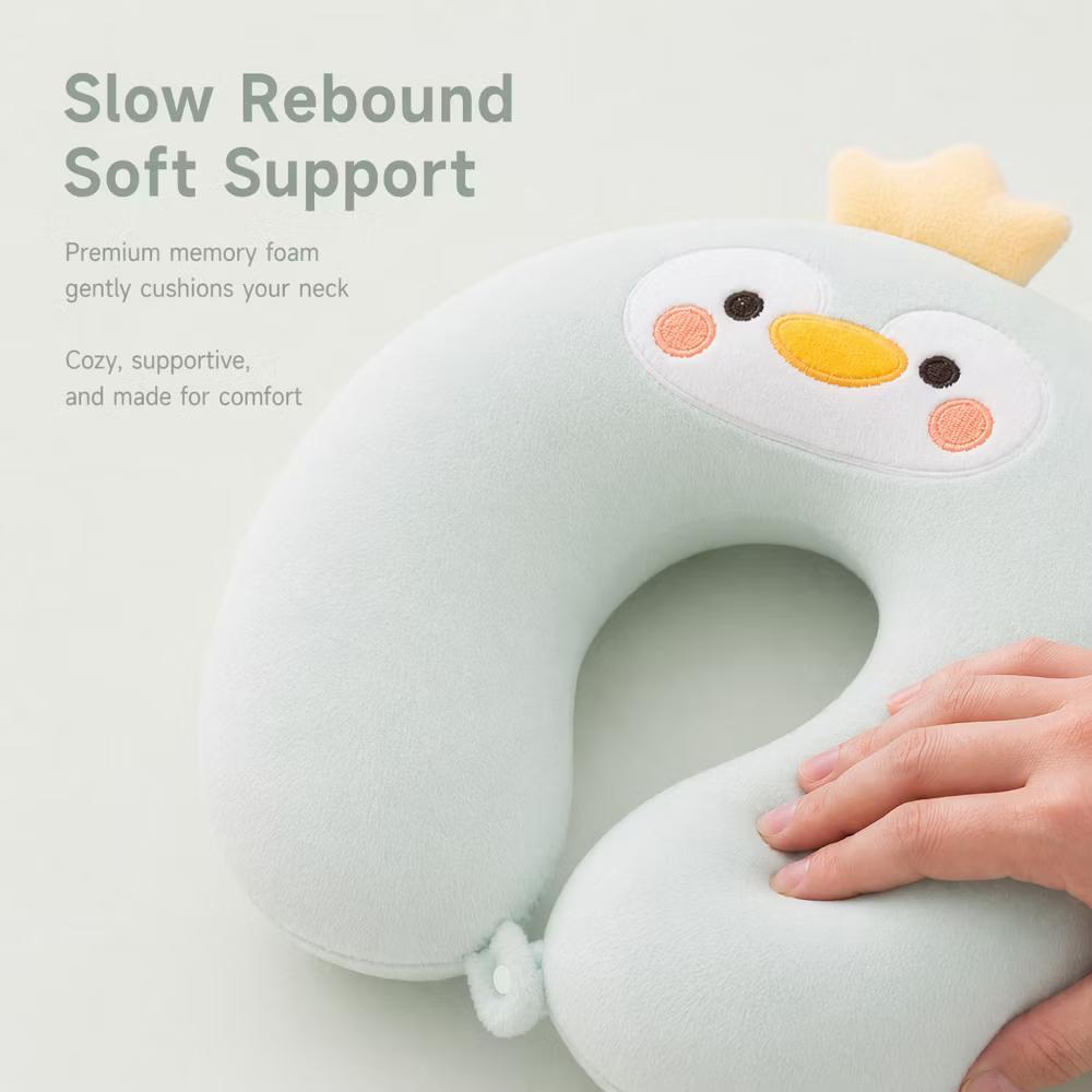 U-Shape Memory Foam Portable Traveling Travel Neck Pillows 12x12in 1 Pc - Image 7