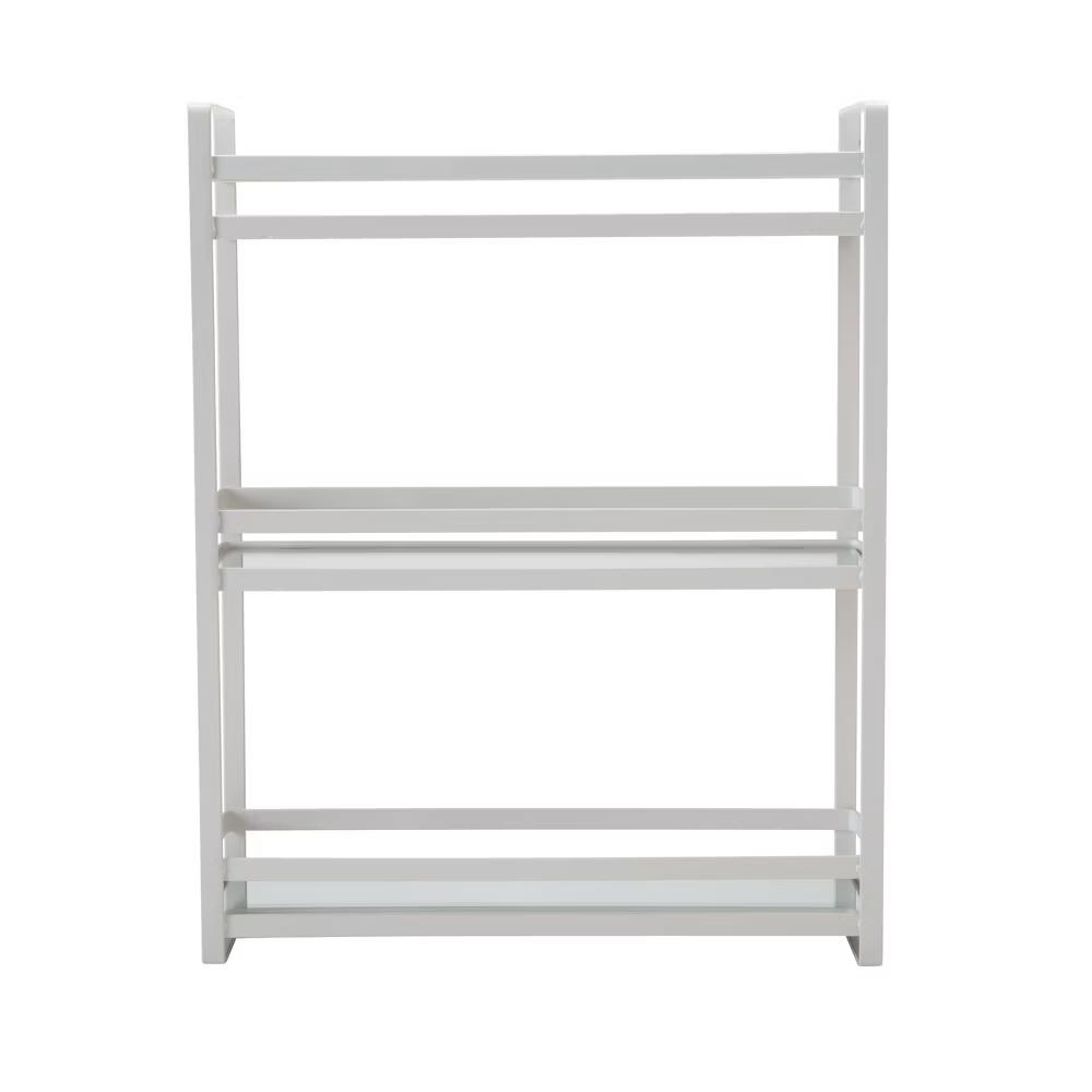 3 Tier Flat Wire Slim Vanity Tower White - Image 8