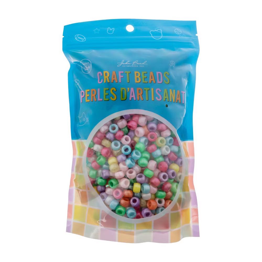 1000pcs 9mm Assorted Plastic Barrel Pony Beads for Jewelry Making Bracelets Necklaces DIY, Kandi Beads Bulk Crafting Beads - Image 20