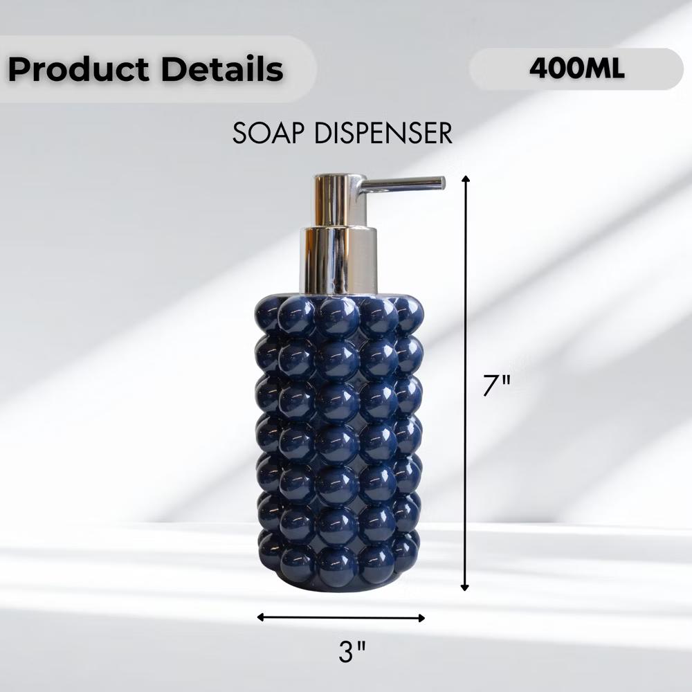 Better Trends Nova Bathroom Accessories 100% Resin Impeccably Crafted Soap Dispenser with Rust-Proof Pump for Bathroom & Kitchen Countertops - Image 22