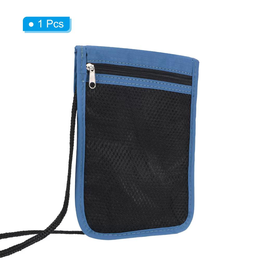 Waterproof Passport Holder Neck Wallet for Women Men - Image 9