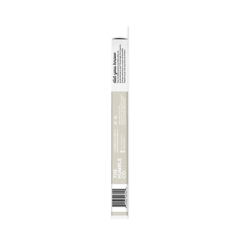 The Humble Co. Adult White Soft Toothbrush - Image 4