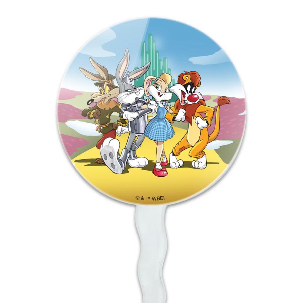 WB 100th Looney Tunes Wizard of Oz Cupcake Picks Toppers Decoration Set of 6 - Image 2
