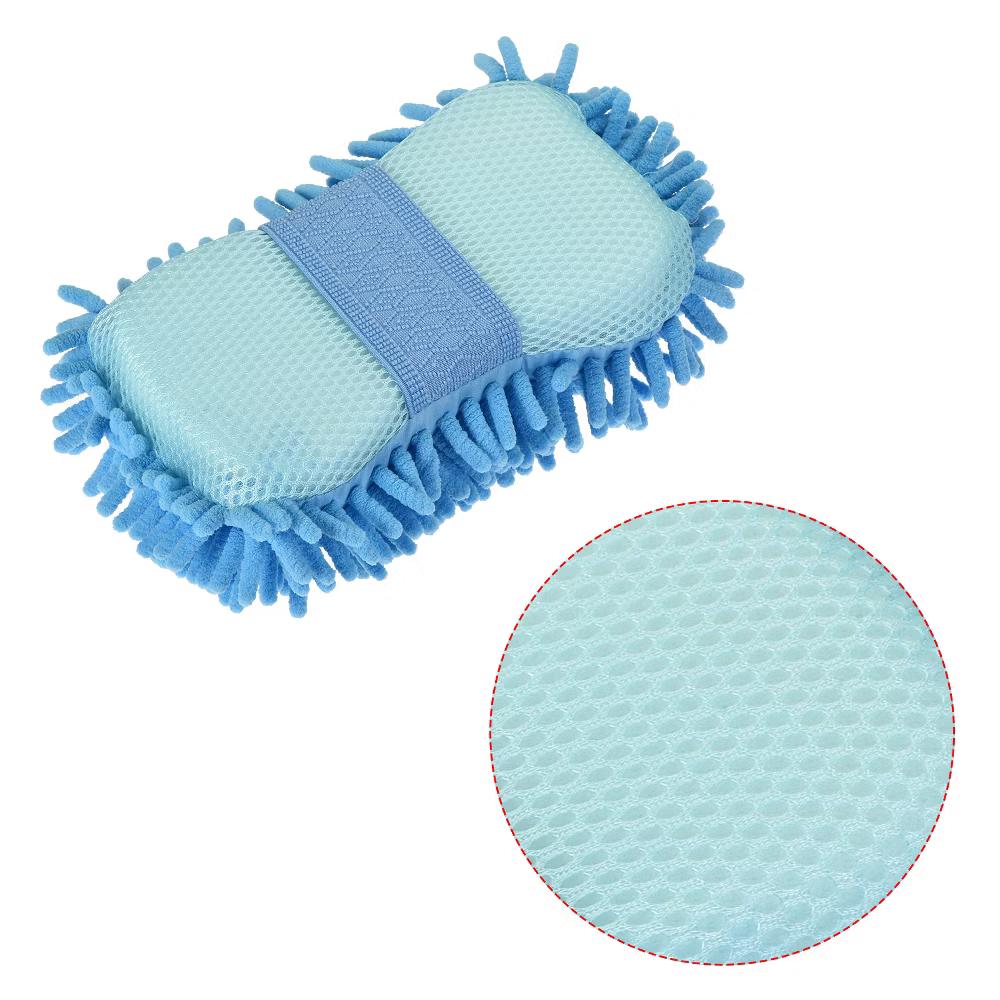 Microfiber Chenille Wash Gloves Washing Sponge Mitten Dry Duster for Daily Cleaning - Image 12