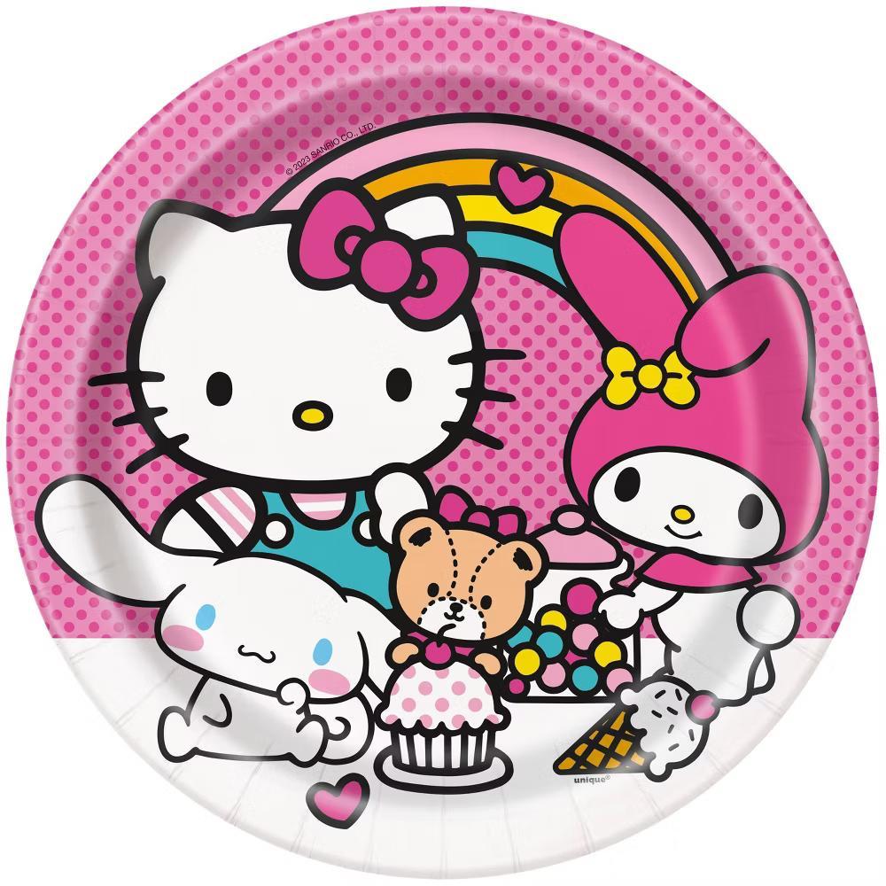9" 8ct Party Dinner Paper Plates