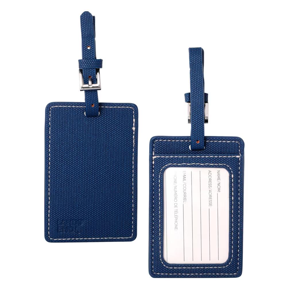 Lands' End Luggage Tags 2-Pack, Travel Bag Tag, Suitcase Identifier - Image 7