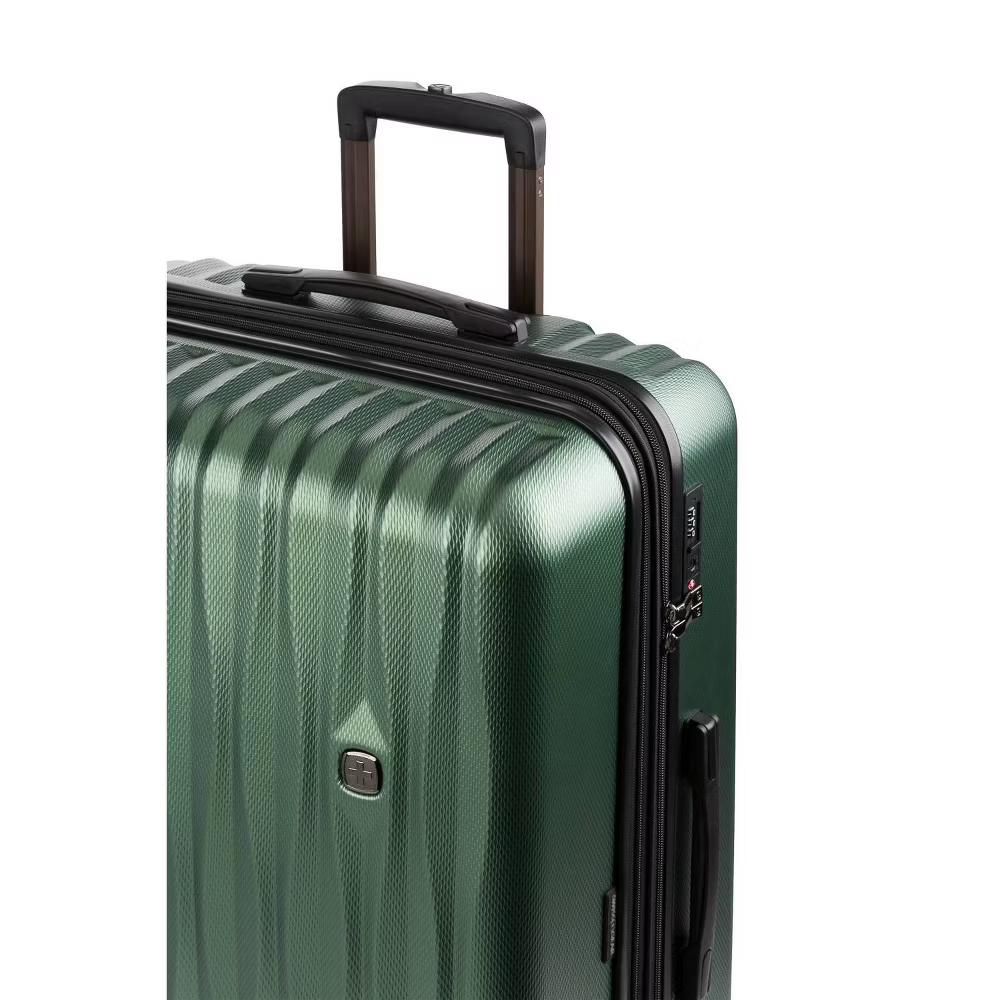 Energie Hardside Large Checked Spinner Wheels Suitcase - Image 24