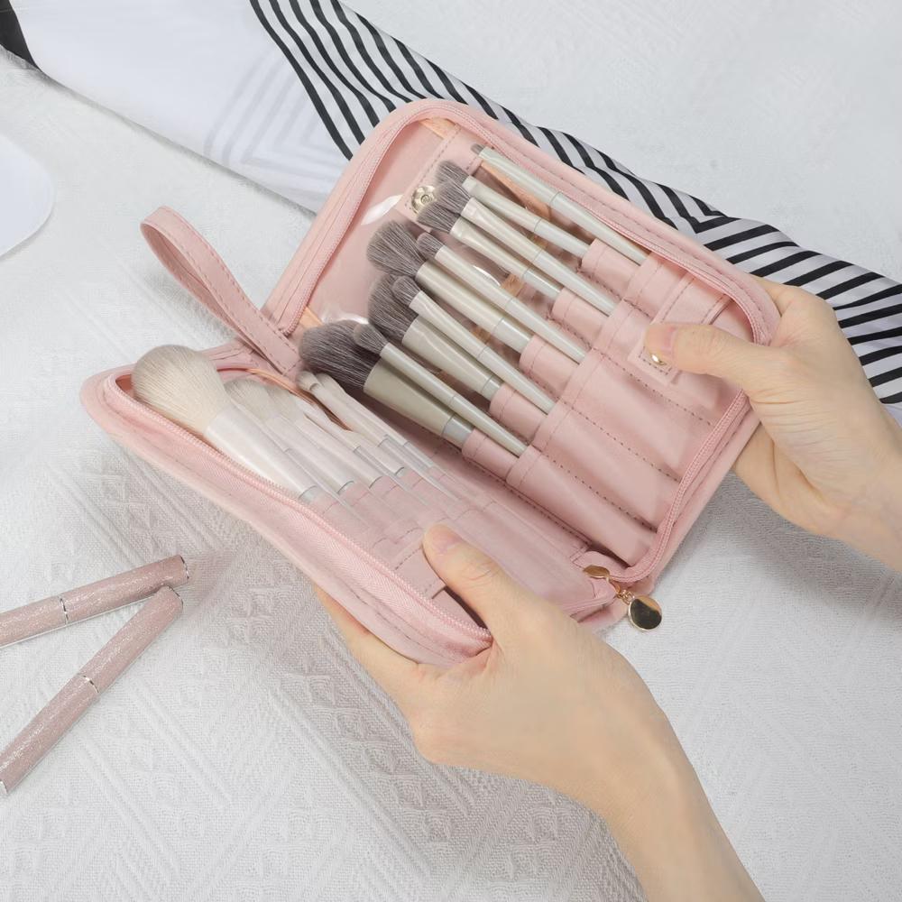 Waterproof Stand-Up Makeup Brush Bag 1 Pc - Image 10