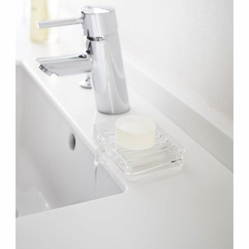 Home Self-Draining Soap Tray - Acrylic - Image 2