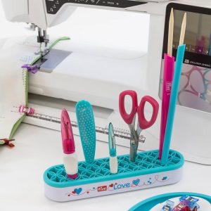 Prym Love Hold and Store Flexible Silicone Organizer: Sewing Kit Storage Tray, Plastic, 1.5" H, 9.3" D, 2.3" W