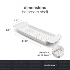 madesmart Expandable Bathtub Tray