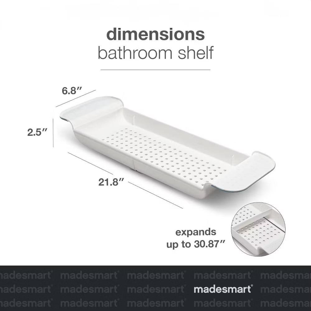 madesmart Expandable Bathtub Tray