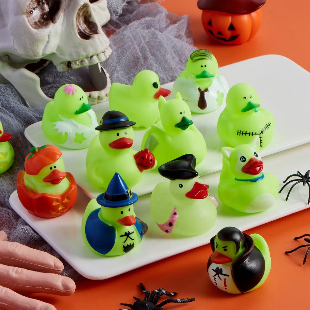 Halloween Party Supplies, Rubber Ducks Party Toys for Halloween Goodie Bag Fillers Decorations School Classroom Game Prizes Baby Bath Toy - Image 9