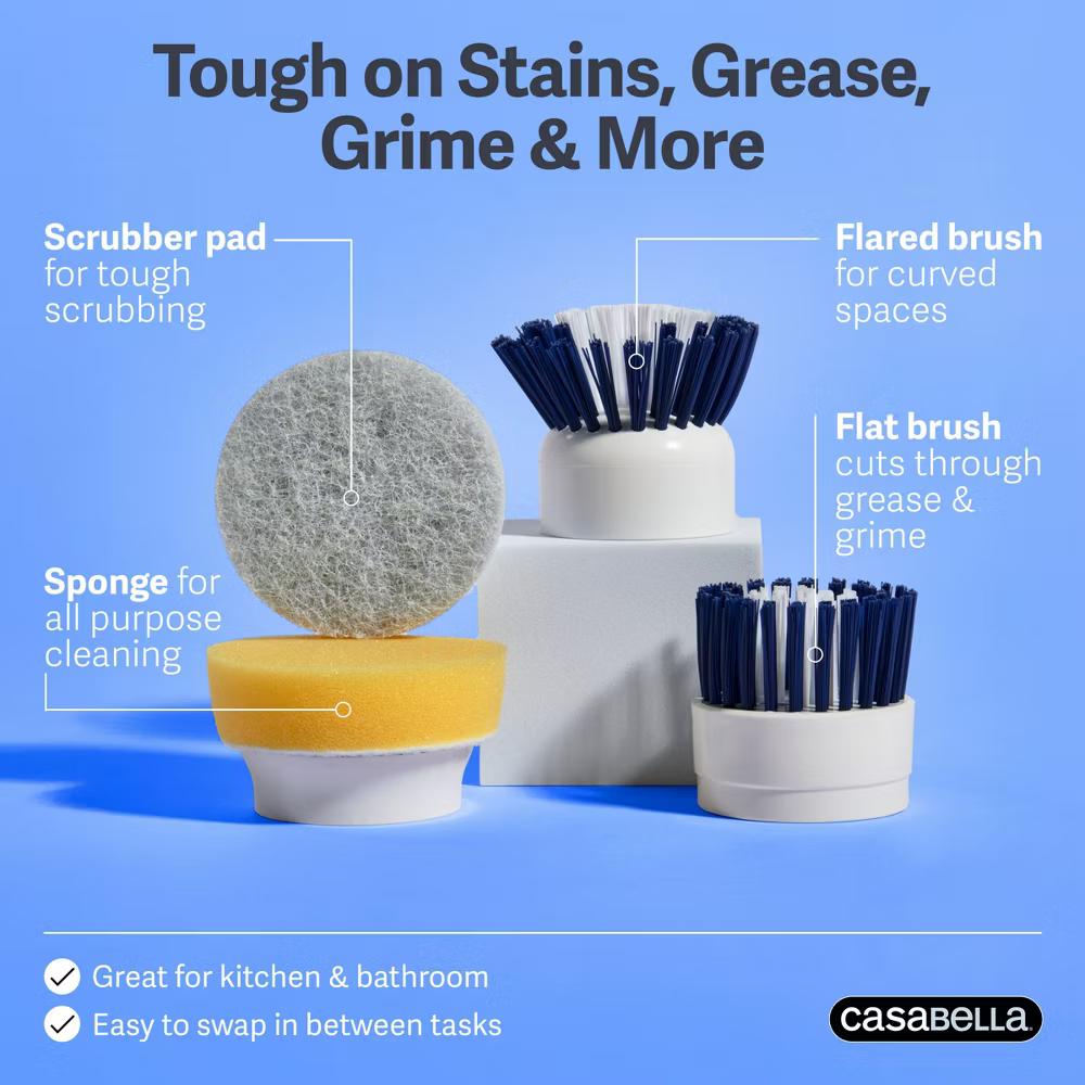 Casabella Power Spin Handheld Scrubber - Image 4