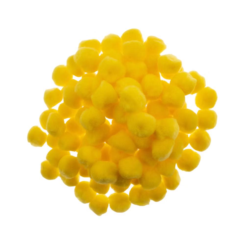 100ct Mini Pom Poms for DIY Arts and Crafts, Tiny Acrylic Poms Craft Embellishments (1 inch) - Image 37