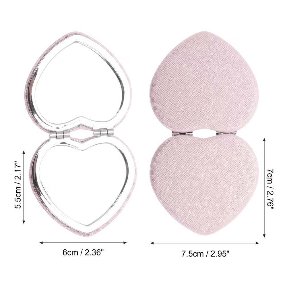 Heart-shape Makeup Mirror 1 Pc - Image 14