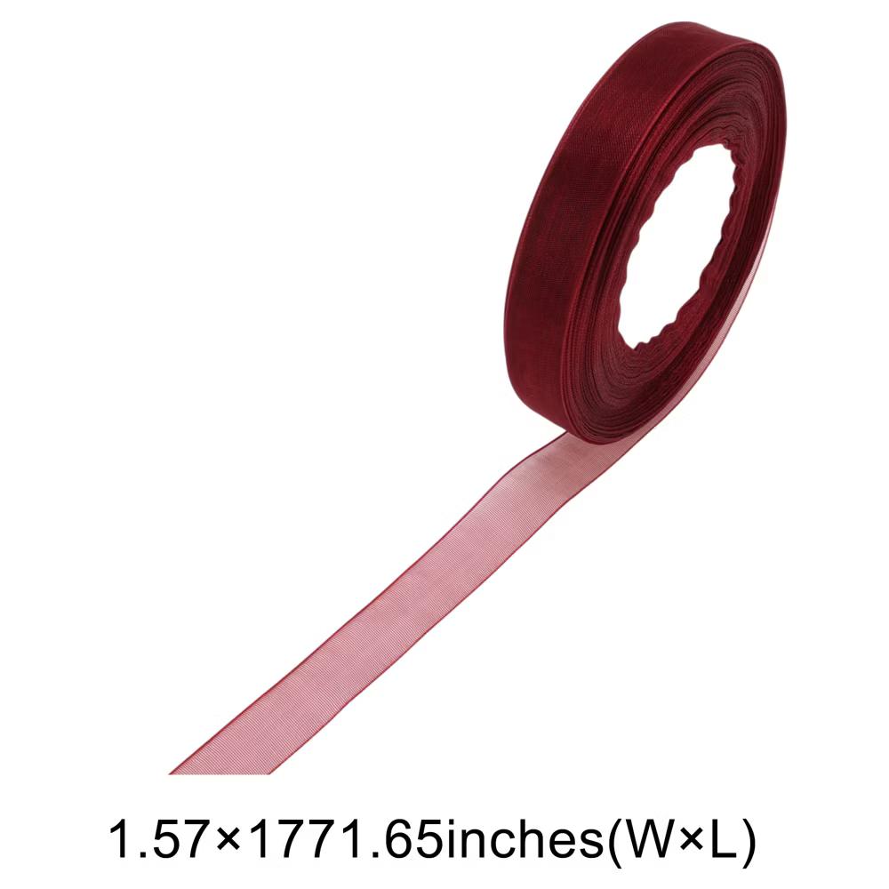 Ribbon Soft Chiffon Polyester 1771.65"x0.63" 1 Pc - Image 48