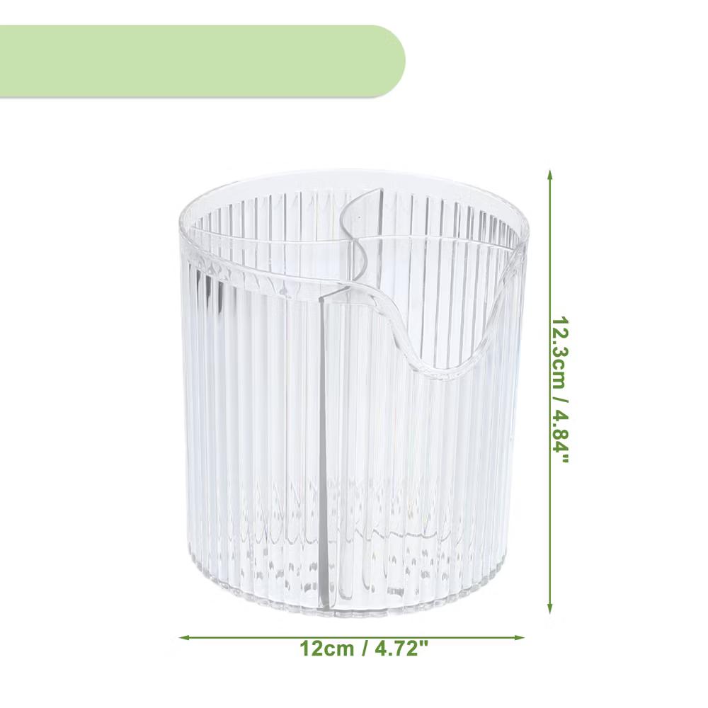 4 Slot Makeup Brush Cup Makeup Organizer for Bathroom Countertops 1 Pc - Image 16