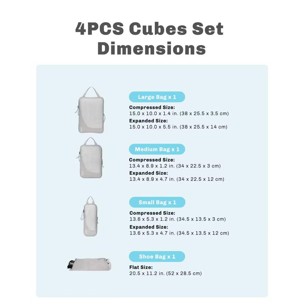 Compression Packing Cubes Set - Image 3