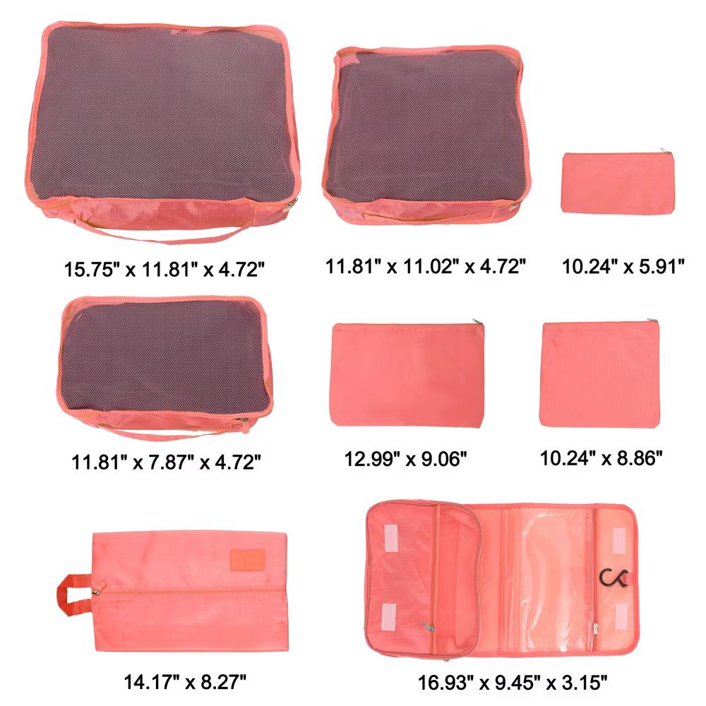 Zipper Design Packing Cube Set 8 Pcs - Image 17