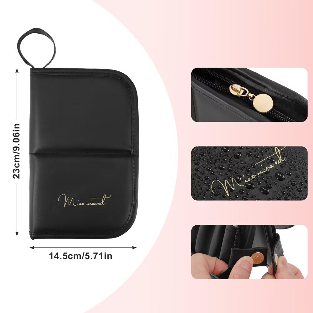 Waterproof Stand-Up Makeup Brush Bag 1 Pc - Image 5
