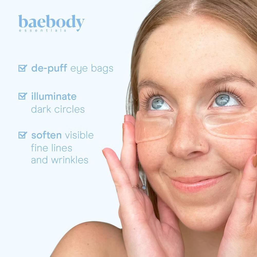 Baebody Snail Mucin Under Eye Masks - 6ct: Paraben-Free, Sulfate-Free, Vegan, With Hyaluronic Acid - Image 5