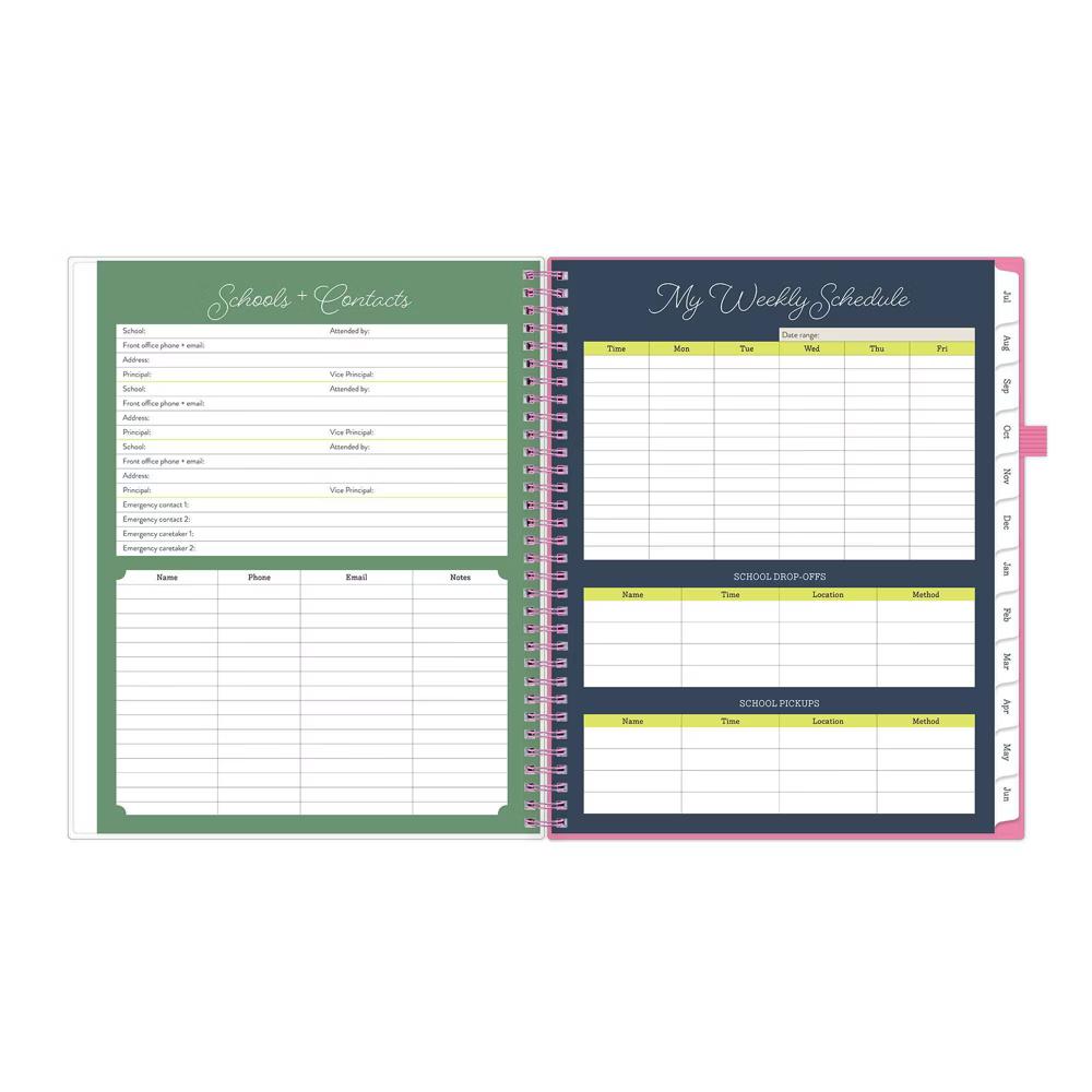 Blue Sky Your Year Parent Weekly/Monthly Planner Wirebound 8.5"x11" Rossi Floral - Image 16