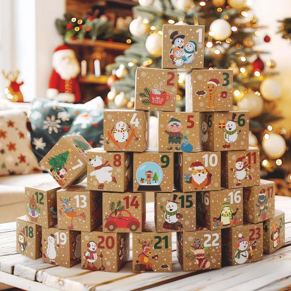 Christmas Advent Calendar Countdown Gift Boxes, Winter Buddies - Image 7