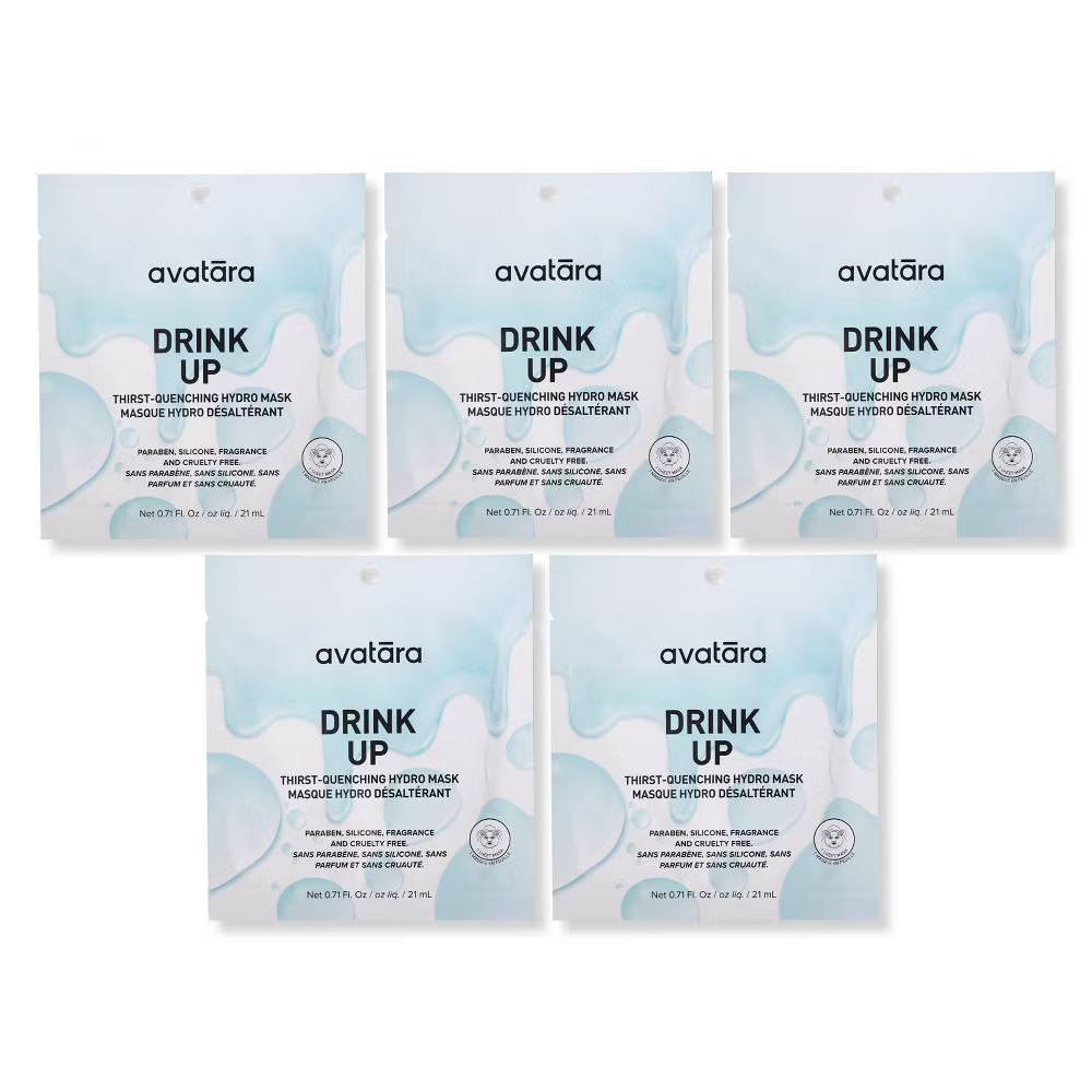 Avatara Drink Up Face Mask - 0.71 fl oz: Moisturizing, Paraben-Free, For Normal to Very Dry Skin - Image 6