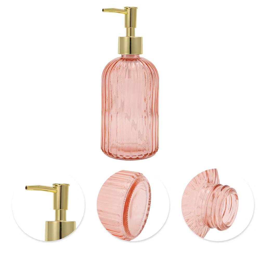 Convenient Vertical Stripe Soap Dispenser 13.53oz 1 Pc - Image 34