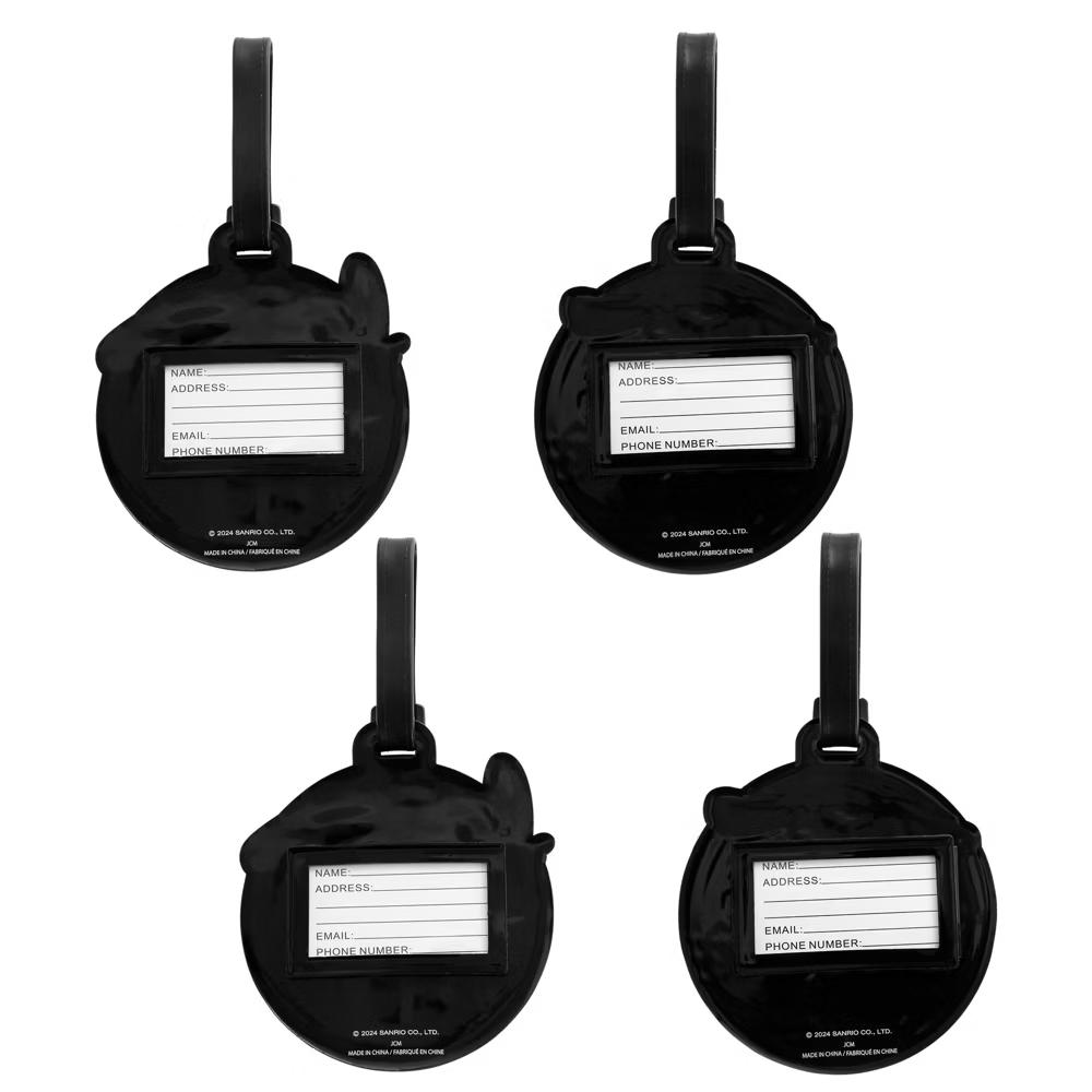 Luggage Tag and Friends PVC Travel Tags Gifts - Set of 4 - Image 3